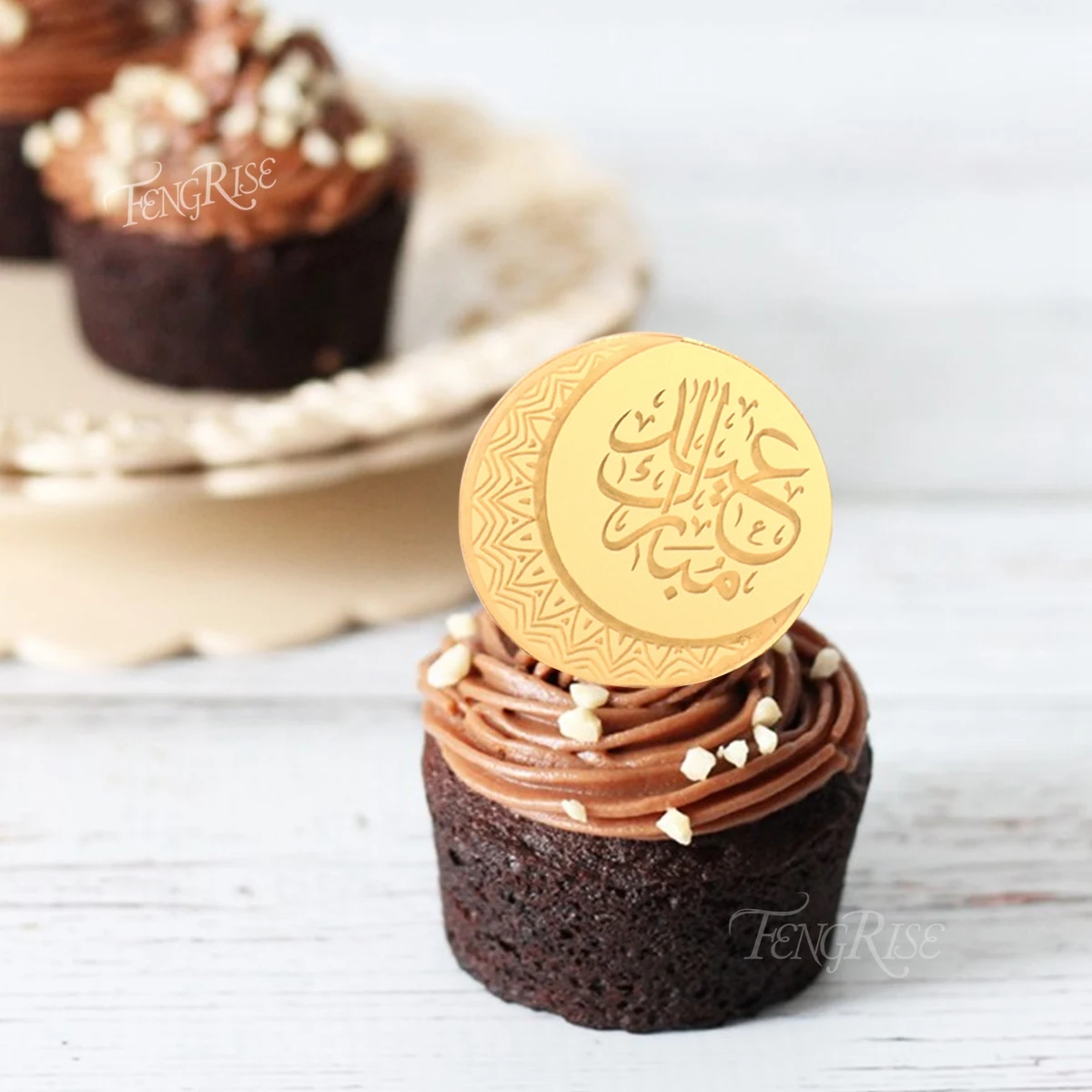 

Аксессуары для торта Eid Mubarak, для домашней мусульманской вечеринки, Рамадан, кареем, капкейк, Топпер, подарки своими руками, Ид Аль Адха