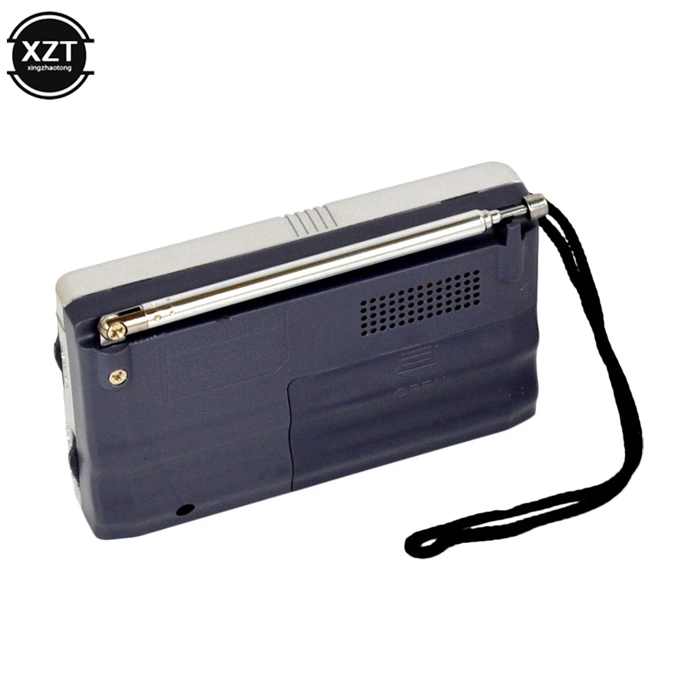 Портативный мини радиоприемник ручной двухдиапазонный AM FM музыкальный плеер