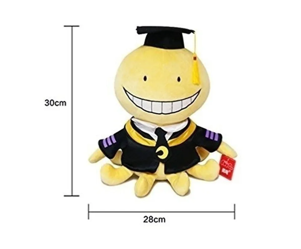 

30cm Cute Octopus Plush Toys Cartoon Animal Stuffed Dolls Korosensei Koro Sensei Teacher Plush Stuffed Toys Xmas Gifts For Kids