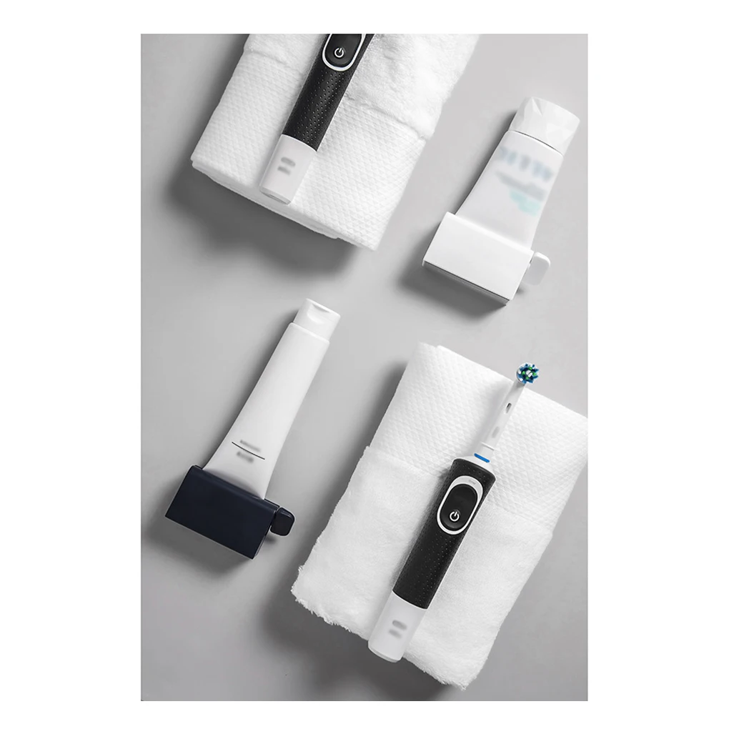 

Toothpaste Squeezer Plastic Anti-slip Tube Squeezer Portable Toothpaste Dispenser for Bathroom