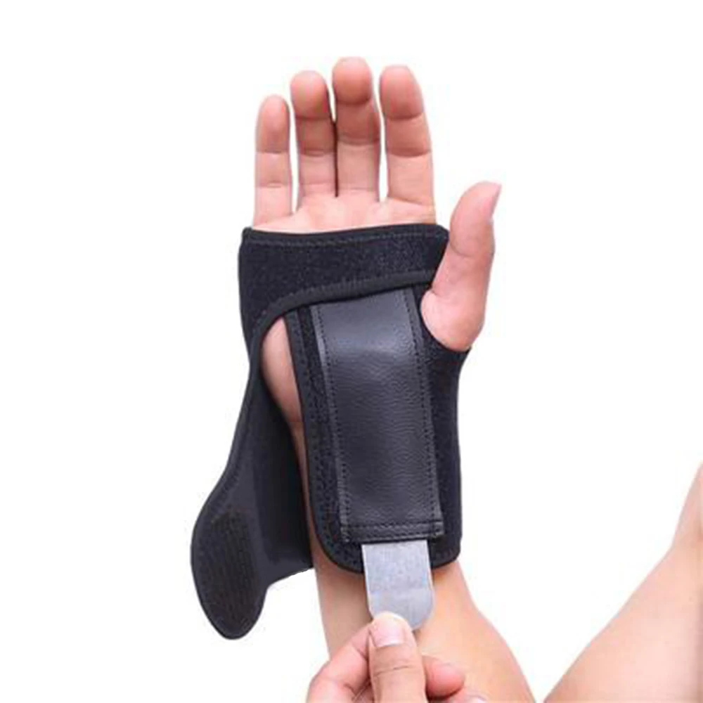 Wrist Hand Brace Support Carpal Tunnel Splint Arthritis Sprain Stabilizer Straps Wristband with Steel Sports Wrap Protector | Спорт и