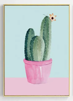 Скандинавский розовый Ins модный декоративный холст картина мороженое лимон