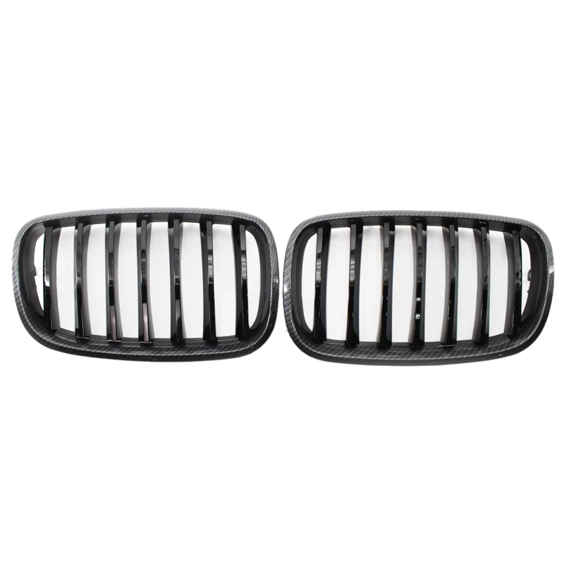 Car ABS Front Hood Sport Bumper Kidney Grille Pair For-BMW E70 X5 E71 X6 2007- 2013 | Автомобили и мотоциклы