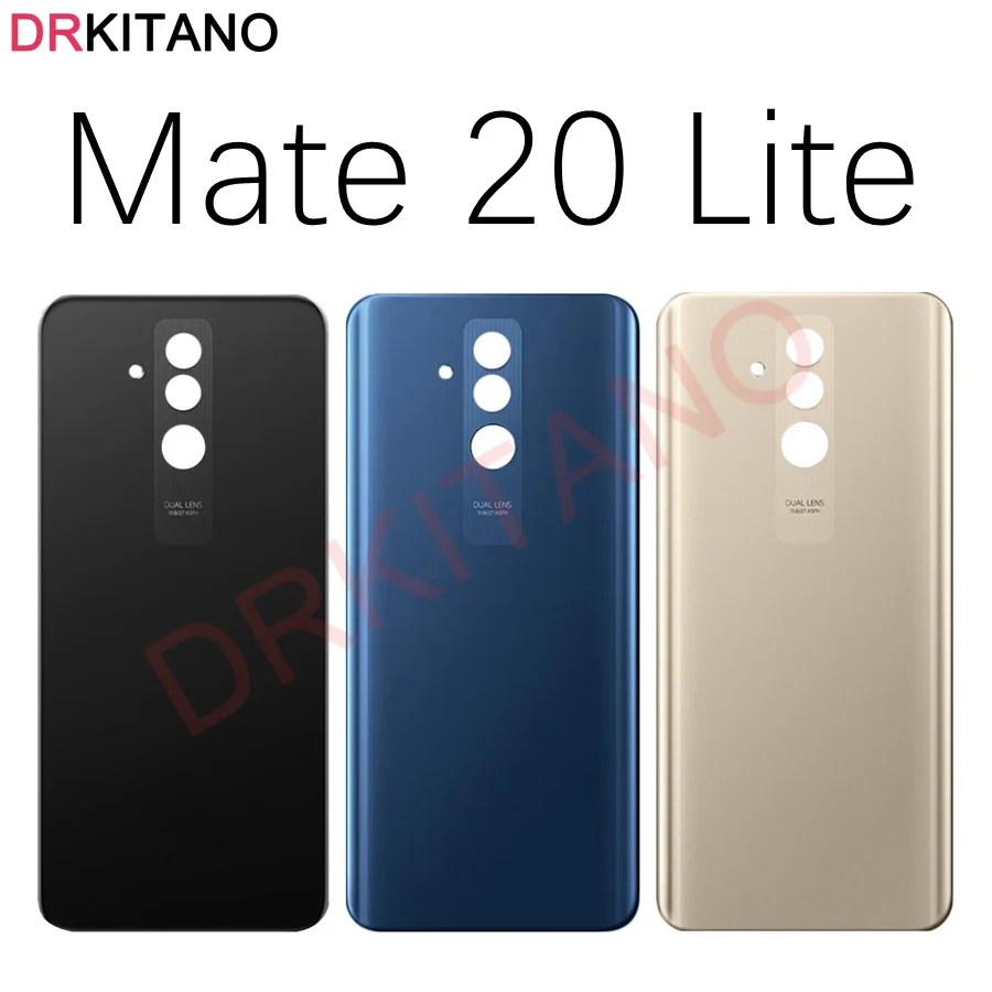 Для huawei mate 20 lite, задняя крышка для батареи, чехол для задней двери, чехол для huawei mate 20 Lite, крышка для батареи с камерой, стеклянный объектив