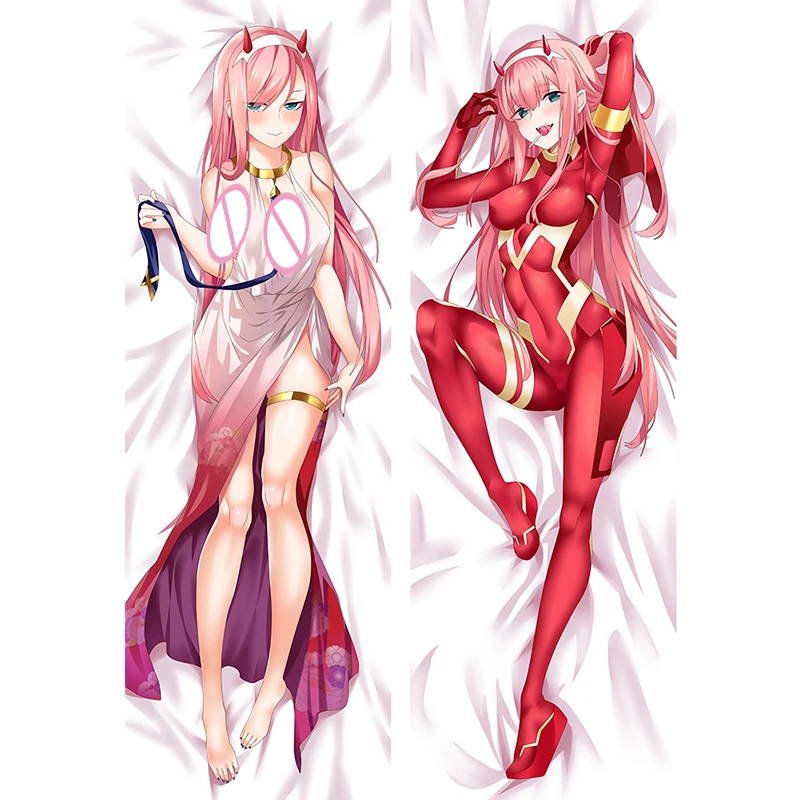 

Чехол для подушки Zero Two дакимакура, двусторонний, 60x180 см