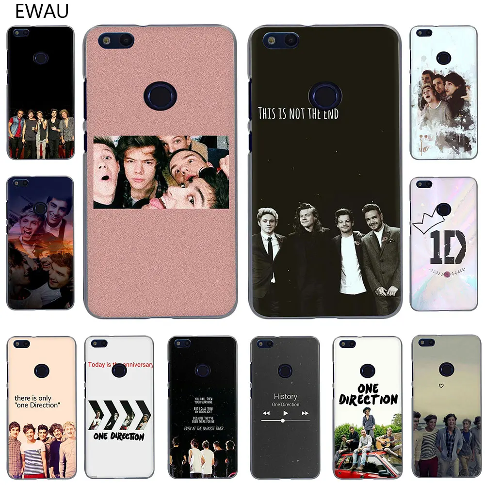 Жесткий чехол EWAU One Direction для телефона Huawei Honor note view 20S Play 6A 6C 7A 7C 7X 8A 8C 8X 9X 8 9 10 Lite