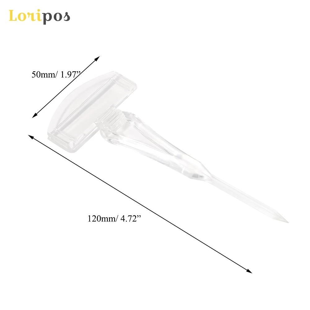 Популярный пластиковый товар ПК прозрачный зажим плагин фотография товара