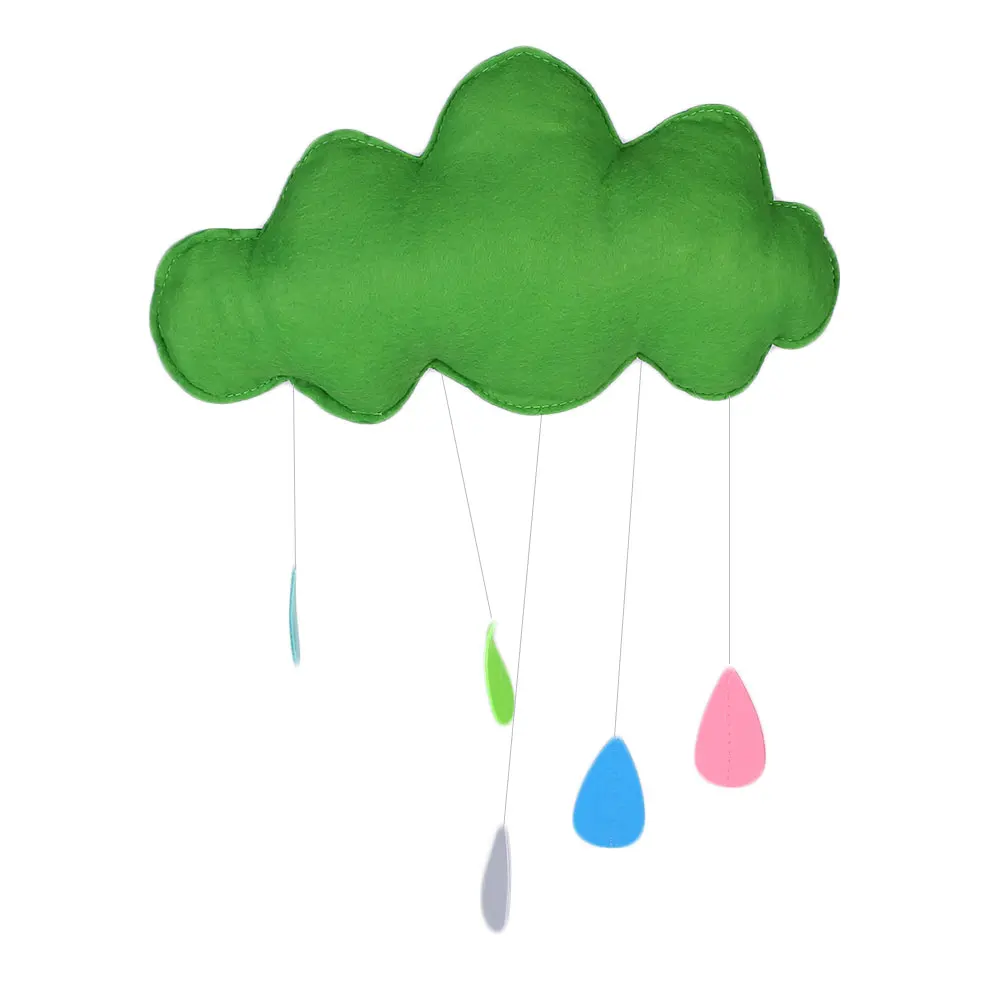 Kawaii палатка дождь облака детская комната игрушки висящие над кроватью реквизит