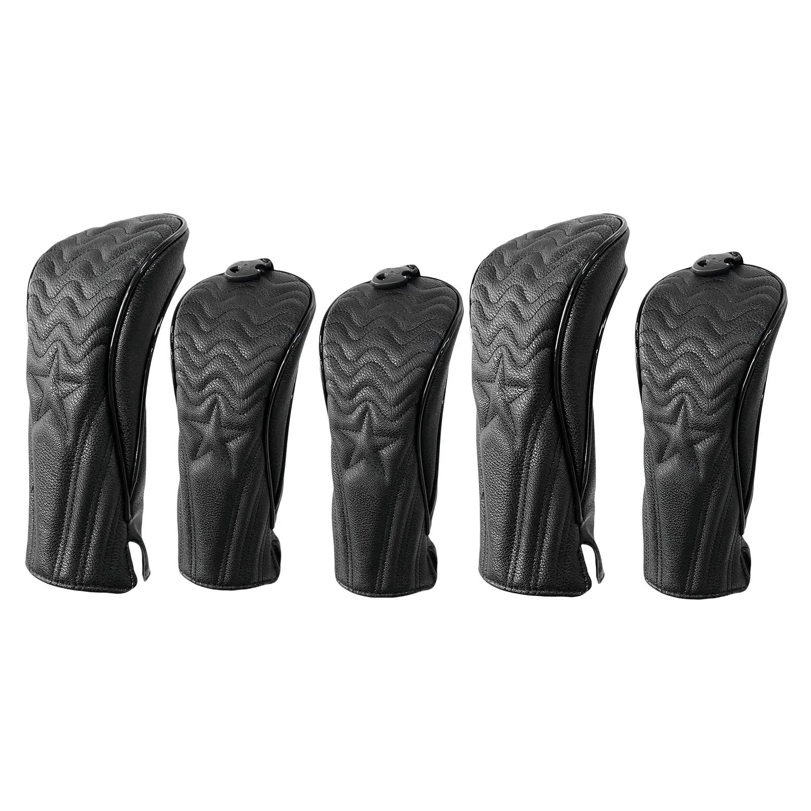 

Waterproof Golf Woods Headcovers Covers For Driver Fairway Putter PU Leather Clubs Heads Covers Unisex Golfer Gifts