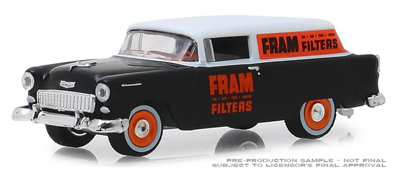 Зеленый свет 1: 64 1955 Chevrolet One Fifty седан Игрушечная машина из сплава игрушки для детей литой модельный автомобиль подарок на день рождения