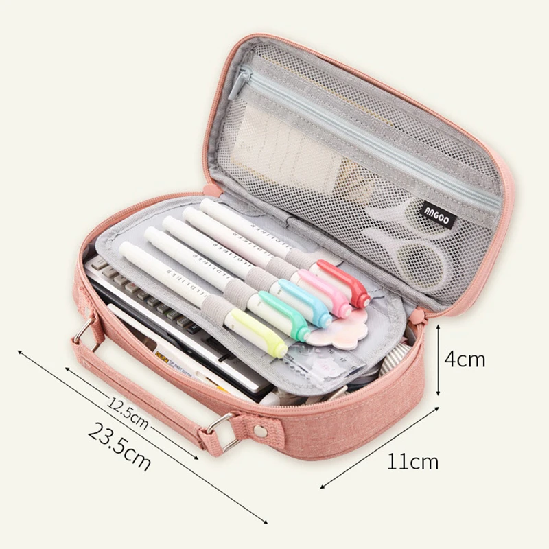 1Pcs Large Capacity Pencil Case Kawaii Pencilcase School Pen Supplies Bag Box Pencils Pouch Stationery | Дом и сад