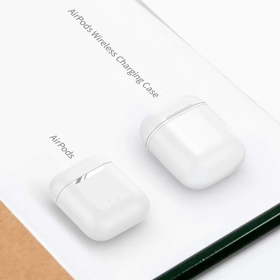 Levttax Qi беспроводной зарядное устройство коробка для Apple AirPods Bluetooth Наушники стандартный AirPods беспроводной зарядный приемник чехол
