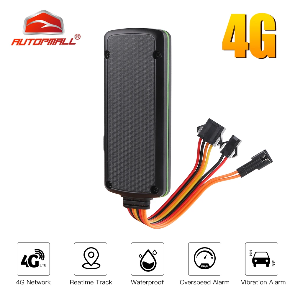 4G gps трекер автомобильный 4G LTE gps Мини SOS Водонепроницаемая ACC сигнализация, отслеживающая движение автомобильный gps-трекер реле режущий масляный двигатель встроенный аккумулятор гео-забор