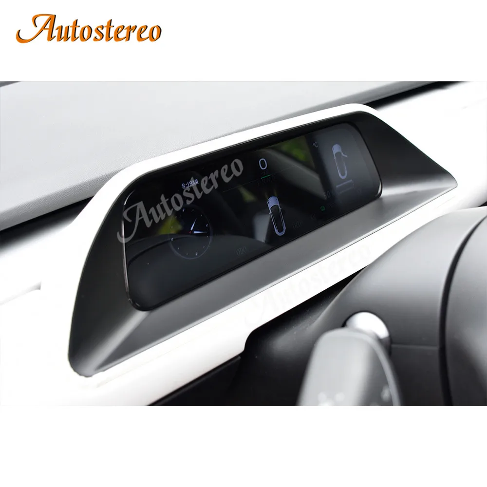 carbon fiberwhite color for tesla model 3 model y ditigal cluster android car lcd dashboard instrument panel multifunctional hd free global shipping