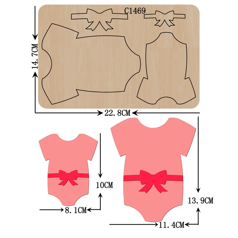 Новая одежда деревянные штампы для скрапбукинга искусственные разных размеров |