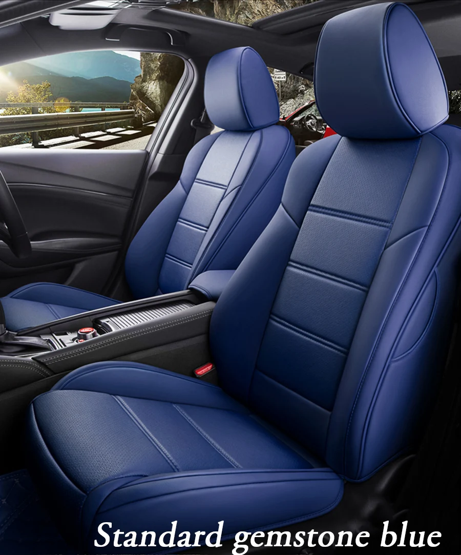 Пользовательские автомобильное сиденье из кожи чехол для mitsubishi outlander xl 3 ASX Pajero sport lancer 9 аксессуары Чехлы для автомобиля