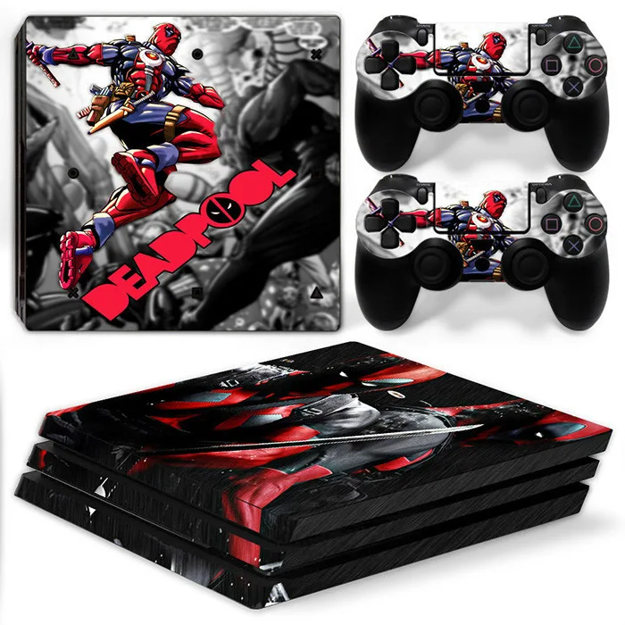 Виниловая пленка наклейка Аксессуары для Ps4 Pro тонкая кожная консоль для sony Playstation 4 Pro консоль наклейки Marvel скины для Ps4pro