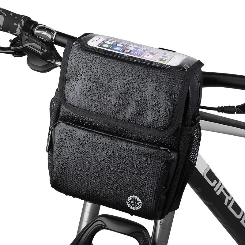 handlebar bike accessories phone case travel articles waterproof goods luggage bag on the steering wheel things bicycle front free global shipping