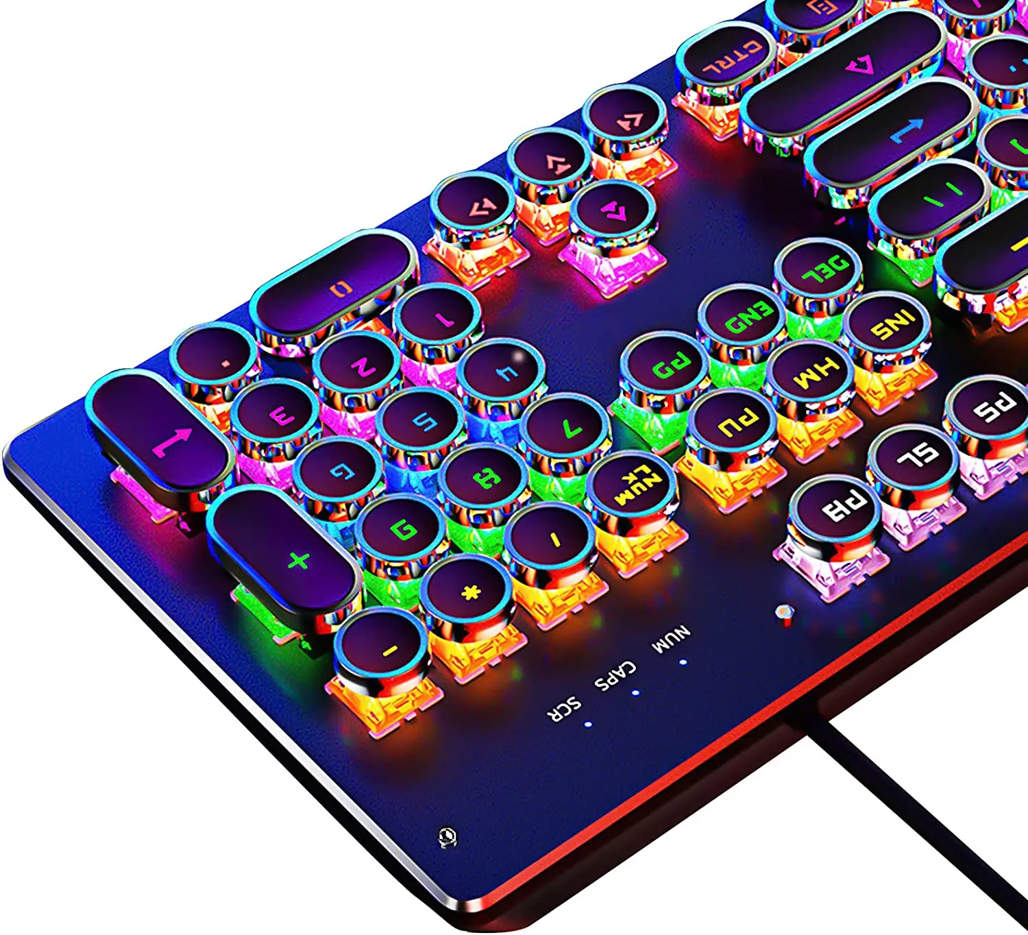 Basaltech игровая механическая клавиатура Axis 104 ключи Гибридный Подсветка офисном компьютерная клавиатура USB обновлен