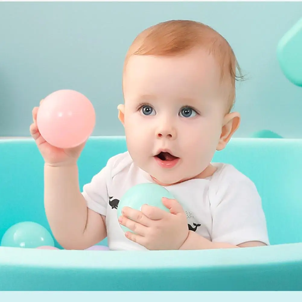 

150pcs Safety Colorful Plastic Bubble Ocean Balls Water Pool Ball for Baby Kid Funny Bath Bubble Ball Toy Balls Pit Tent Toys