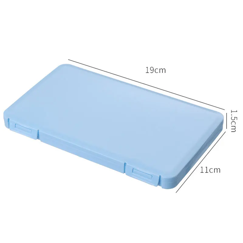 

Recycling Storage Clip Disposable Useful Storage Organizer Convenient Portable Box Candy Color Container Case Mask Storage Bag