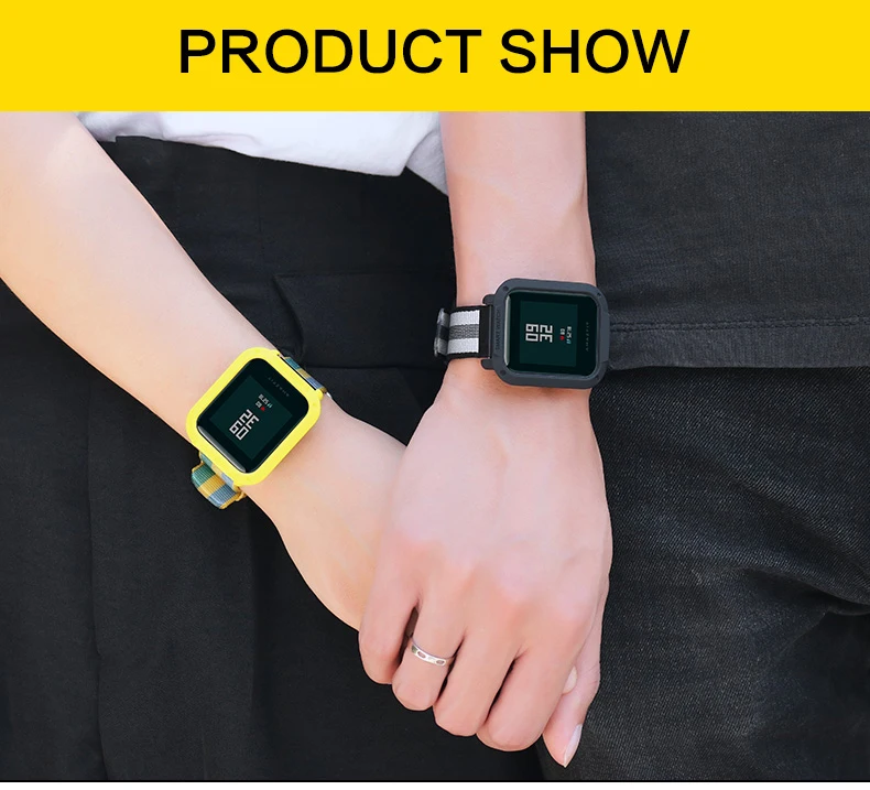 Для Amazfit Bip чехол SIKAI защитный жесткий бампер чехол для Huami midong Bip Lite Смарт-часы PC Оболочка Легкий разноцветный