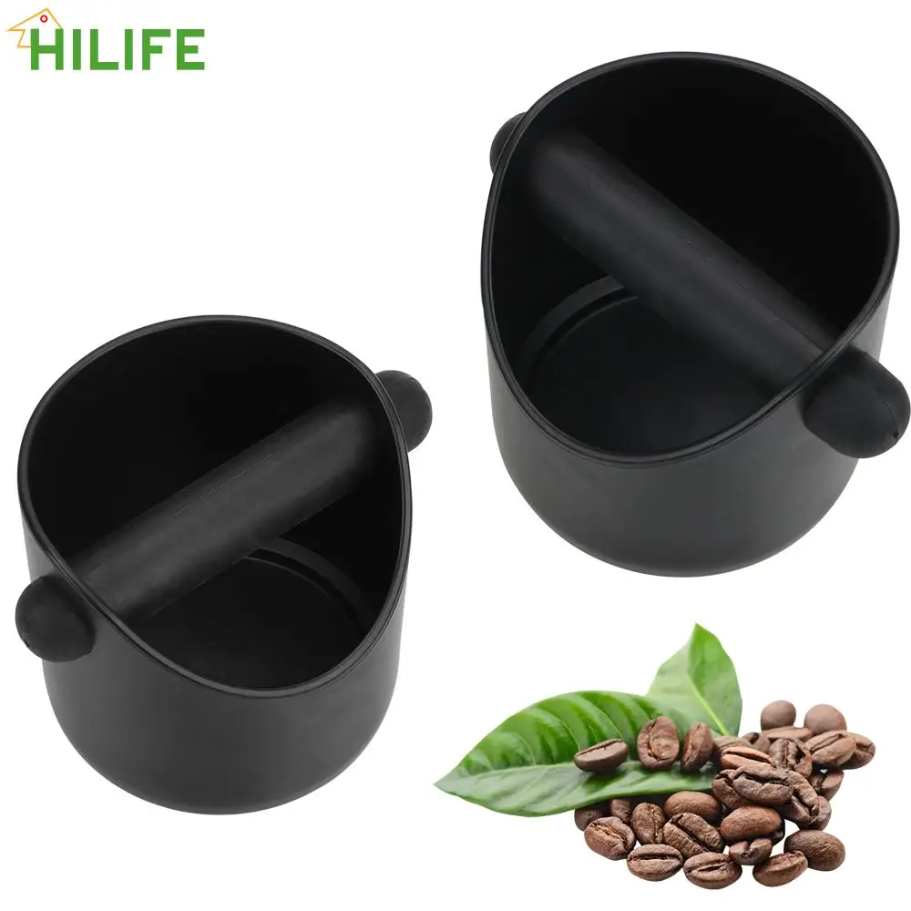 

Espresso Grounds Container Coffee Grind Knock Box Anti Slip Coffee Grind Dump Bin Household Coffee Tools Cafe Accessories