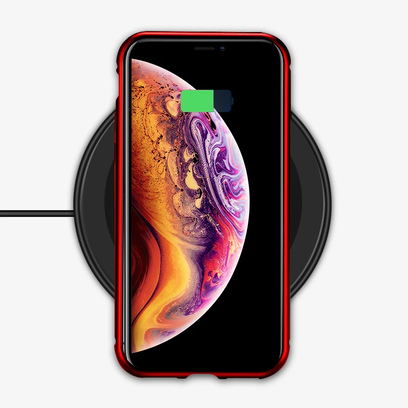 Oppselve металлический магнитный чехол для iPhone 11 Pro Max XR XS MAX X Магнитный из закаленного