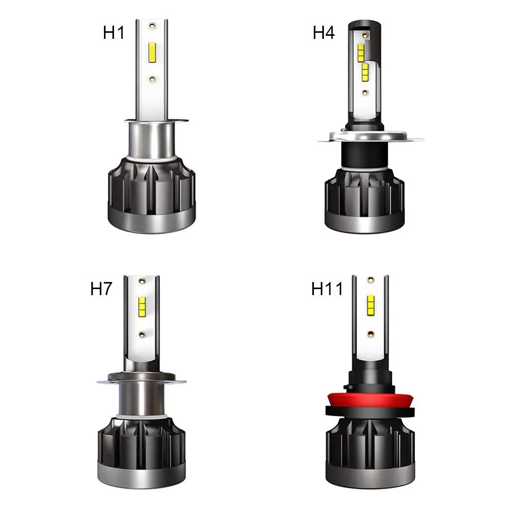 High Brightness LED Headlight Bulb Waterproof 50W 6000K 8000Lumens Extremely Brigh H1 H4 H7 H8 H9 H11CSP Chips Conversion Kit | Автомобили