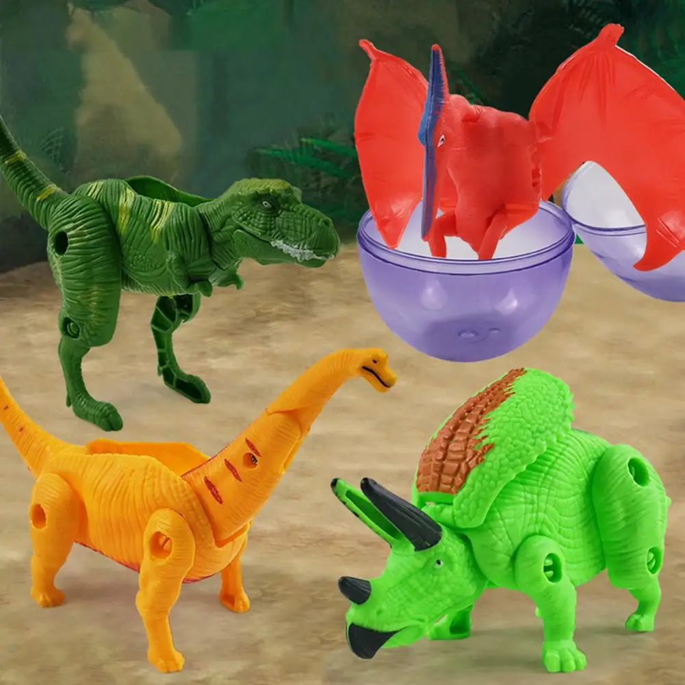 

Kids Deformed Simulation Animal Dinosaur Egg Model DIY Children Puzzle Toy Gift