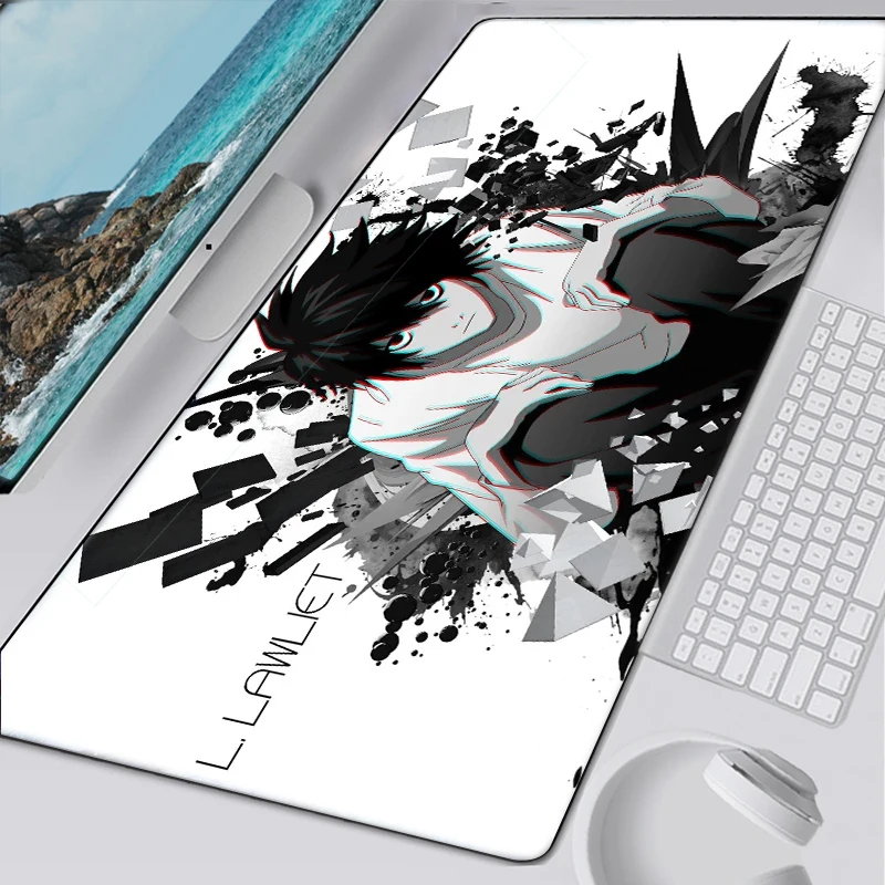 

Death Note MatsKira Gaming Mouse Pad Big Keyboard Mousepad Anime Notebook Gamer Accessories Padmouse 900x400x2mm Mat Dropship