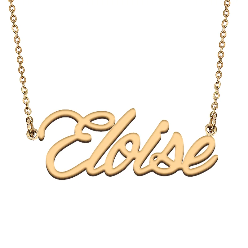 Eloise Custom Name Necklace Customized Pendant Choker Personalized Jewelry Gift for Women Girls Friend Christmas Present