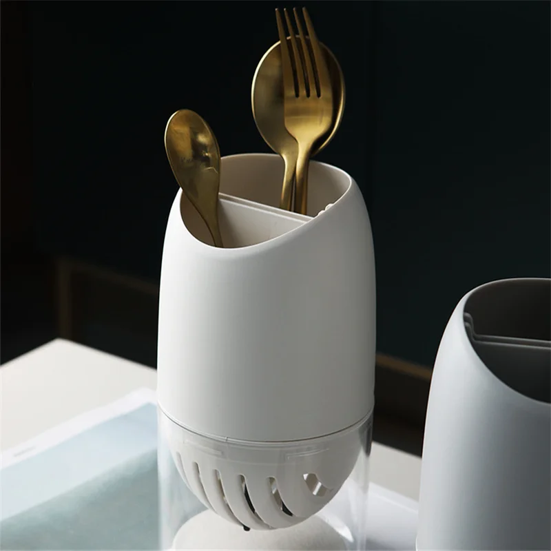 

Multifunctional Plastic Chopsticks Tube Cage Household Simple Shelf Kitchen Cutlery Drain Storage Rack Chopsticks Spoon Rack