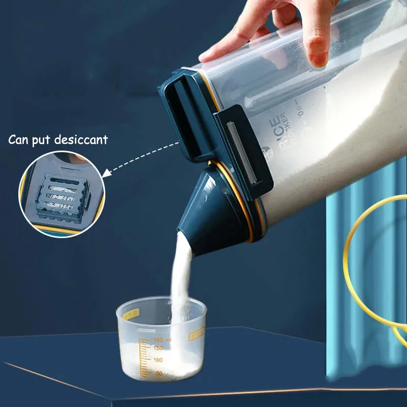 2.5L стиральный порошок ведро Творческий сушки баки контейнеры для хранения