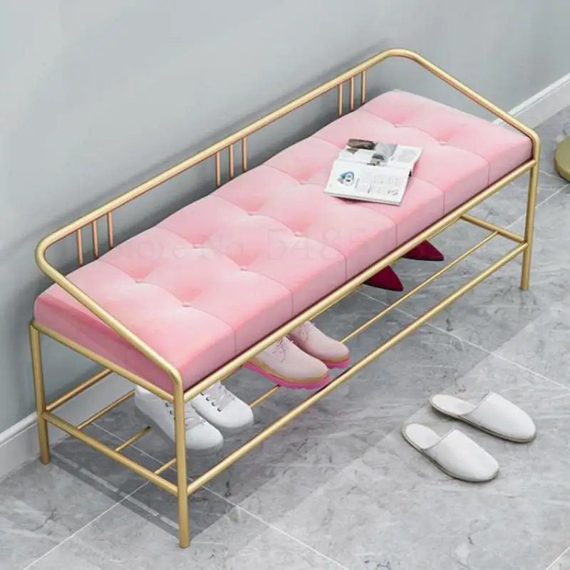 Стул для смены обуви домашняя мягкая искусственная Скандинавская креативная