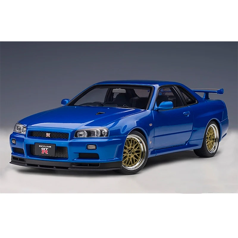 Модель автомобиля игрушечного Nissan Skyline Ares GTR R34 1:24 | Игрушки и хобби