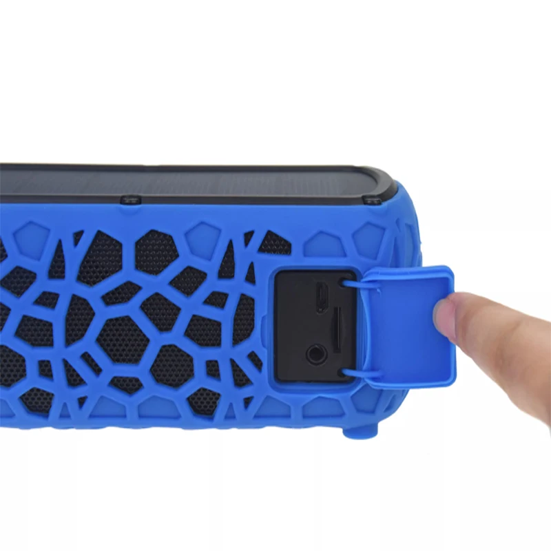 Солнечное питание для bluetooth-динамика портативный светодиодный беспроводные колонки для улицы водонепроницаемый поддержка tf-карты Универсальный мобильный телефон