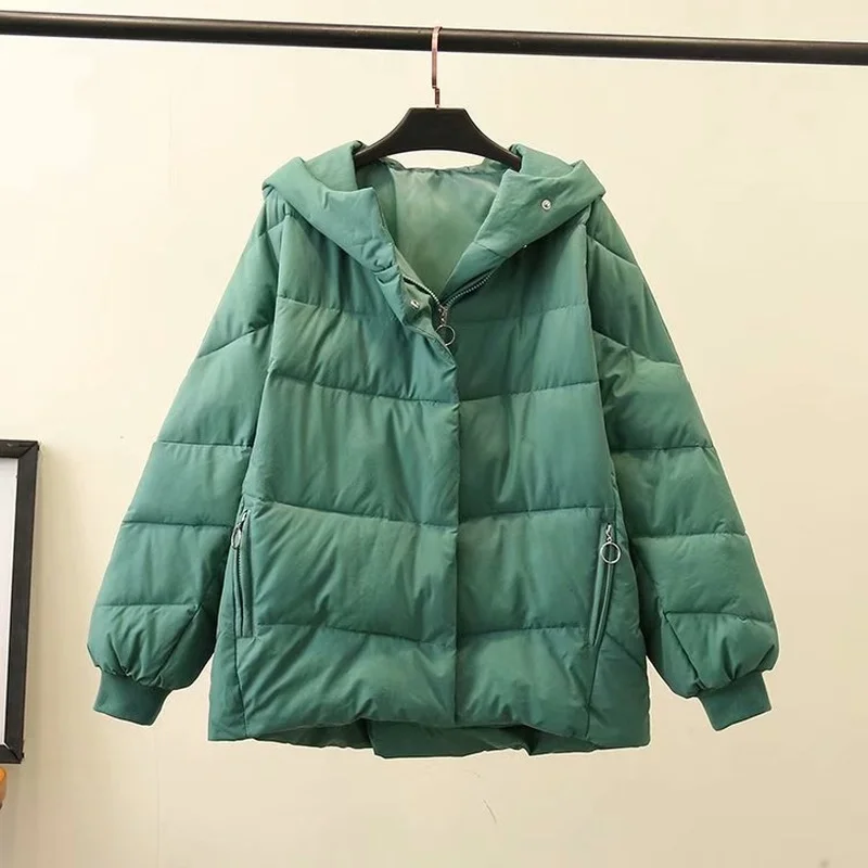 Большие размеры XL 3XL женские пальто с капюшоном утолщенная Повседневная Верхняя