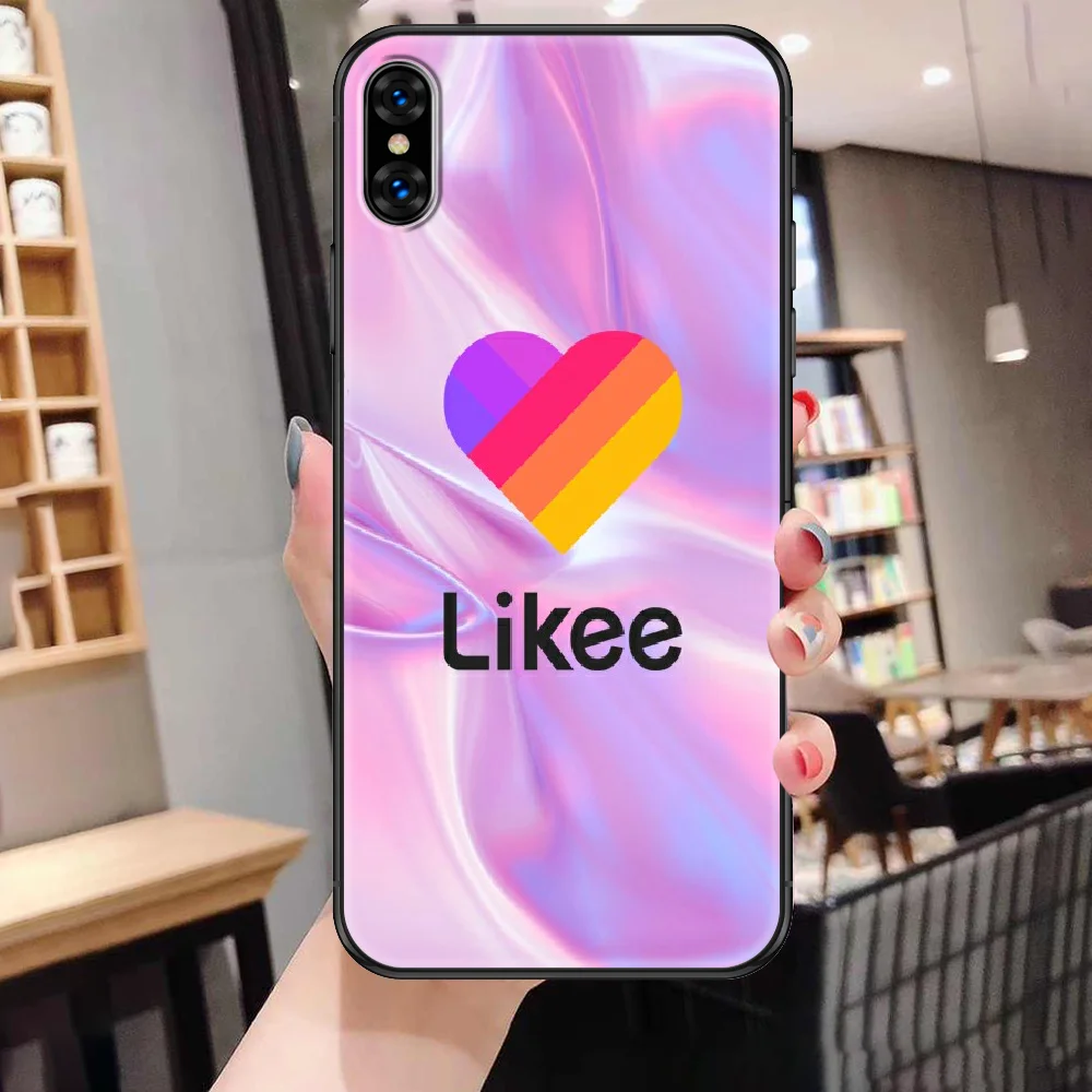 Защитный чехол Likee для телефона с забавным котом сердцем корпус iphone 5 5s se 2 6 6s 7 8 12