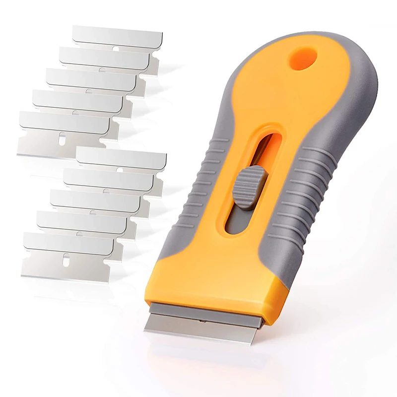 Окна автомобиля для чистки стекол клей Стикеры жидкость снятия Чистящая бритва