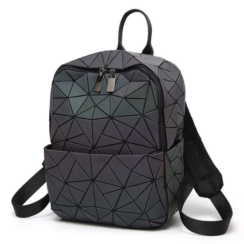 MAGICYZ geometri ctriangle сумки с голограммой светящийся женский рюкзак sac a dos женский рюкзак Mochilas голографический рюкзак - Цвет: Luminous triangle