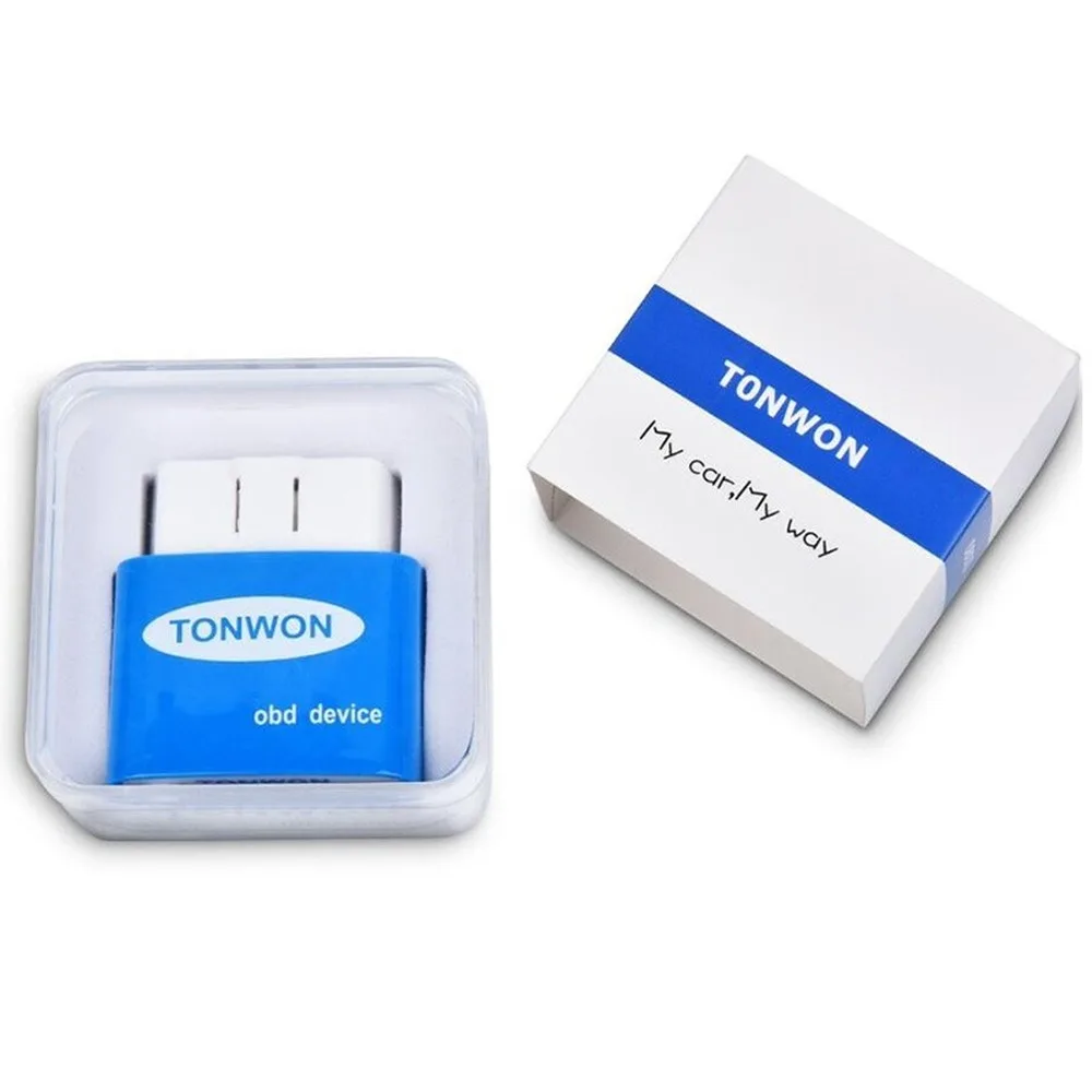 TONWON Автомобильный сканер Bluetooth/Wi Fi OBDii для устройств iOS и Android Проверка кода