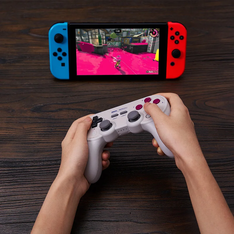 Беспроводной геймпад 8bitdo SN30 Pro Plus + Bluetooth с джойстиком для Nintendo Switch ПК NS macOS Android