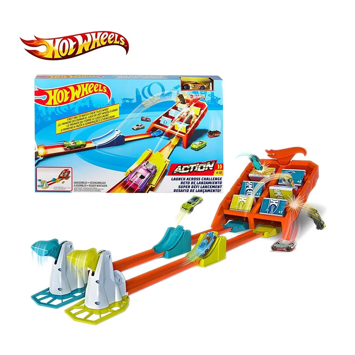 

Лидер продаж, диски GBF89, вызов, быстрый скачок, конкурентоспособный трек, литая машина, набор, двойная игра, гоночная игрушка для детей, подар...