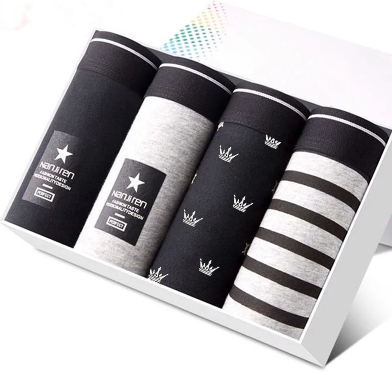 

4 шт./партия, мужские боксеры