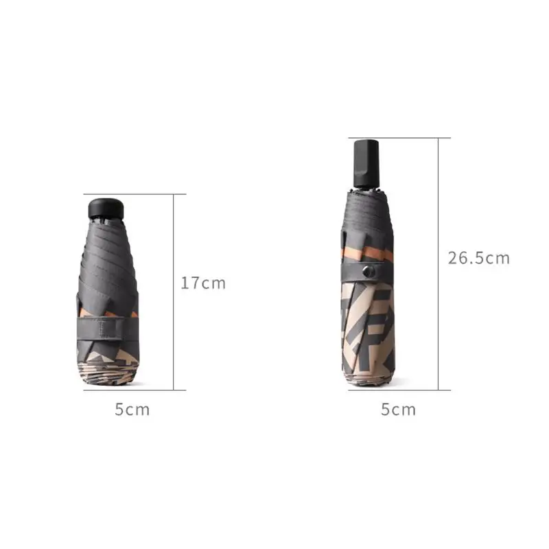 Мини-зонтик с 6 ребрами роскошные женские зонтики зонтик защитой от УФ лучей