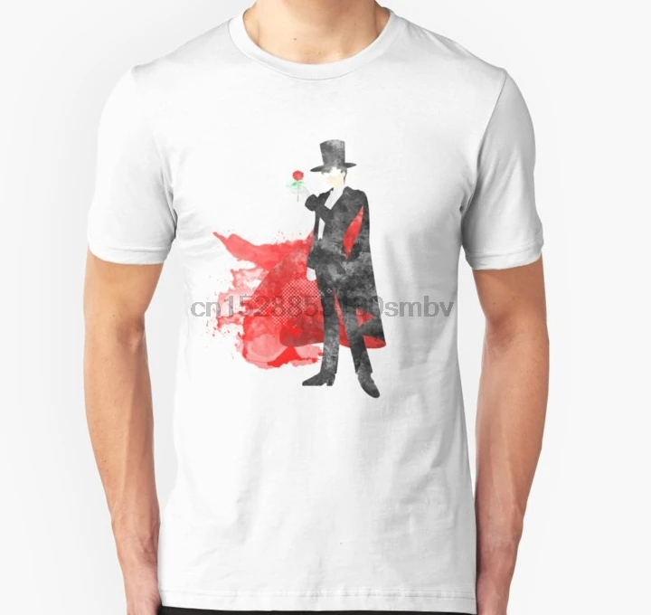 

Men tshirt Tuxedo Mask Sailormoon Giclee Art Print Unisex T Shirt women T-Shirt tees top