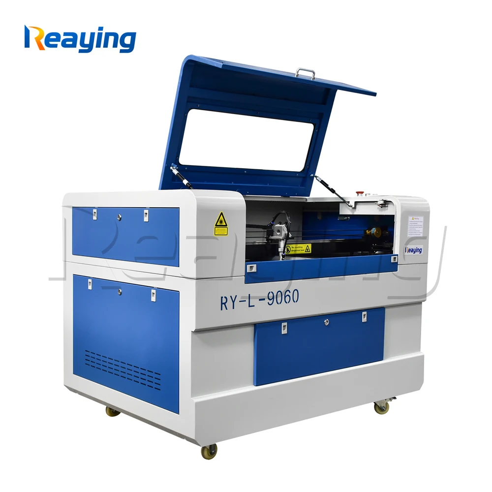 Деревянная лазерная гравировальная машина с ЧПУ 100 Вт 6090 Лазерная режущая + CW5200