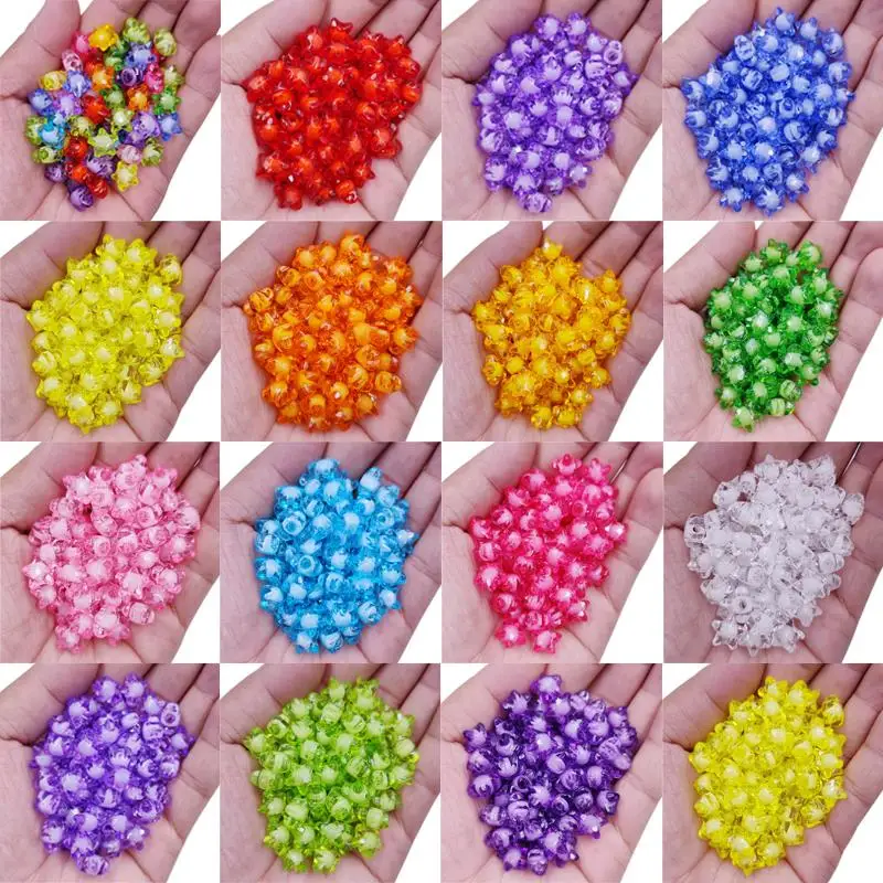 

20 шт., 12 мм, пятиконечная звезда, акриловые зеркальные бусины, Аксессуары для браслета