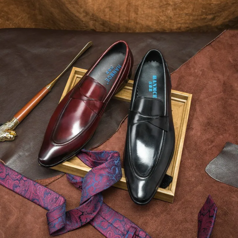 2021 осенние брендовые итальянские официальные туфли модные мужские классические